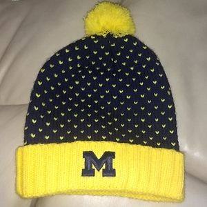 University of Michigan beanie cap